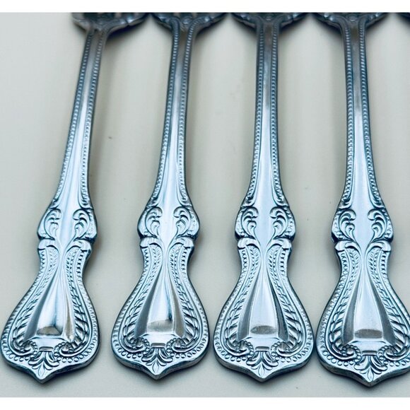 Set Of 8 Towle Old Colonial 18/10 Stainless 8" Dinner Forks Flatware - Picture 4 of 10